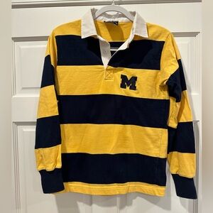 Barbarian Rugby University of Michigan Polo Shirt size XS